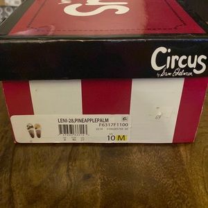 NEW Circus by San Edelman pineapple espadrille